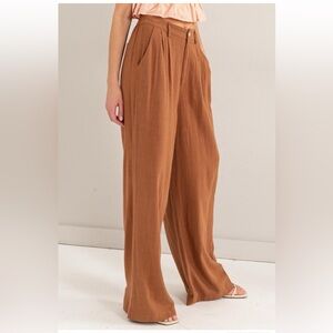 Linen Blend Trousers